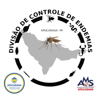 Logo da equipe de controle de endemias de Apucarana